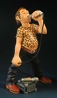 Figuras decorativas de resina para el hogar, músicos