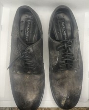 Dolce Gabbana Men Distress Shoes Size 10.5 USA