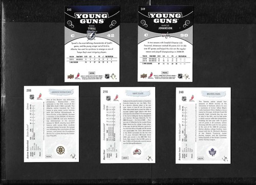 2010-11 20th TO 2018-19 UPPER DECK YOUNG GUNS ROOKIE RC NHL HOCKEY CARD SEE LIST - Picture 226 of 234