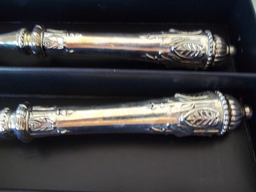 Vintage Bombay Company Classic serving salad fork and spoon set - Picture 3 of 6