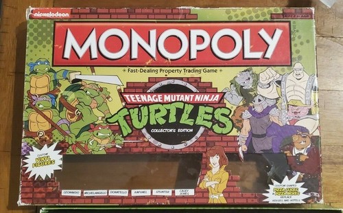 🔥Teenage Mutant Ninja Turtles Monopoly Collector's Edition Boardgame - Picture 3 of 17