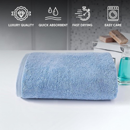 Luxurious Turkish Cotton Jumbo Bath Sheet Oversized (40x80) Hotel Spa Towel - Picture 18 of 75