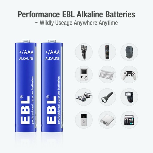 EBL Lot AA AAA Rechargeable Batteries 2800mAh 2300mAh 1100mAh 800mAh NI-MH + Box - Picture 70 of 93