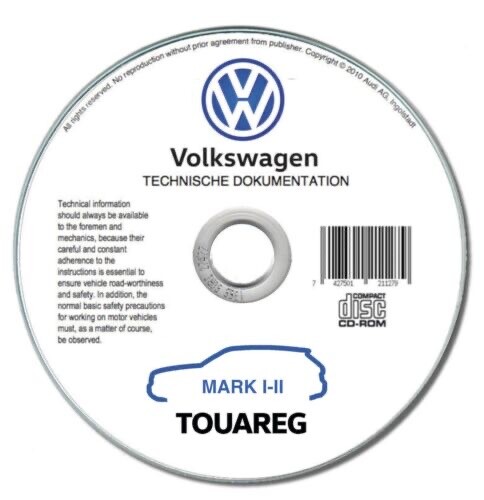 Volkswagen Touareg (2002-2017) manuale officina su Cd - Foto 1 di 7