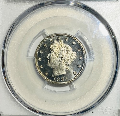 1883 NO CENTS 5c PCGS PR 66CAM CAC Liberty Head Nickel Very nice Cameo Proof - Picture 2 of 4