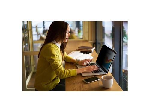 3M Bright Screen Privacy Filter for 14in Laptop, 16:10, BP140W1B - For 14" Wides - Picture 5 of 8