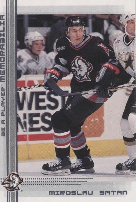 2000-01 In the Game Be A Player Memorabilia - Miroslav Satan #246 - 1 of 1