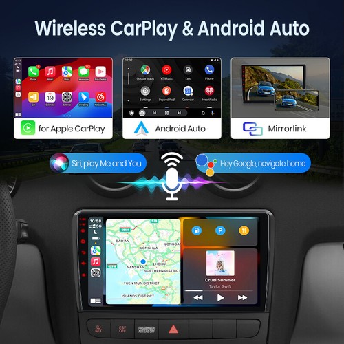 DAB+ Android 13 CarPlay Autoradio Für Ford Focus MK1 1998-2003 GPS Navi BT 2+64G - Bild 5 von 19