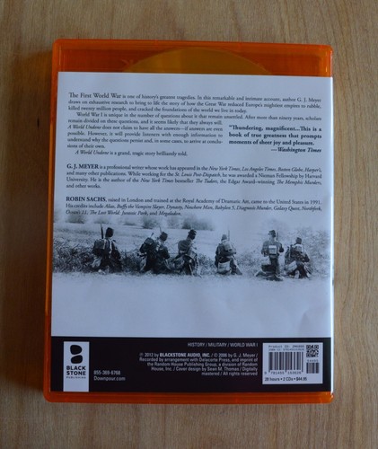 A World Undone: World War 1 - G.J. Meyer - Unabridged Audiobook - MP3CD History - Imagen 2 de 2