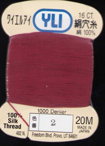 YLI SILK Thread Stitch Embroidery Vintage 20M (22 yards) You Pick RARE 1000den - Picture 2 of 40