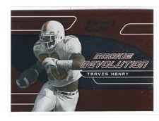 2001 Quantum Leaf Rookie Revolution Insert /4000 #RR-12 TRAVIS HENRY Rookie RC