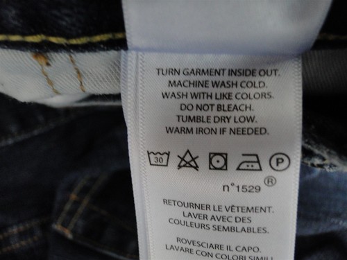 Polo Ralph Lauren Classic Fit Denim Jeans Dark Wash Herren Größe 34 x 32 - Bild 8 von 8
