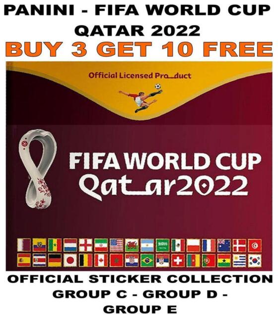 PANINI QATAR 2022 FIFA WORLD CUP STICKERS COLLECTION - GROUP C/ GROUP D/ GROUP E PANINI QATAR 2022 FIFA WORLD CUP STICKERS COLLECTION - GROUP C/ GROUP D/ GROUP E