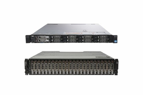 Dell PowerEdge R620 2x E5-2640 32GB Ram 2x 300GB HDD + MD1220 24x1TB HDD 2x Ctrl - 第 1/1 張圖片