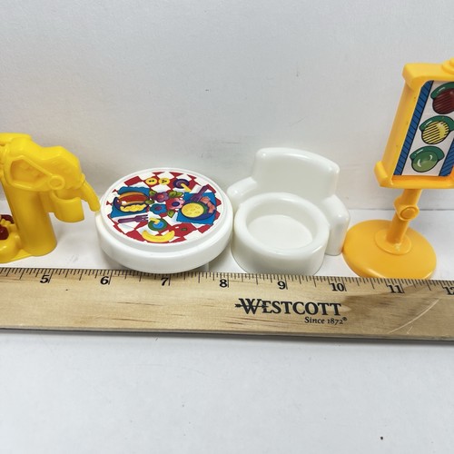 Mix Lot Little People + More Figures Furniture Helicopter Chairs Dog Hydrant - Picture 9 of 11