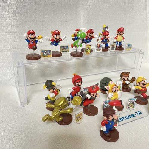 Choco Egg SUPER MARIO Bros. 35th Figure Full Complete 15 +1 set w/ Acrylic Plate - Picture 3 of 7