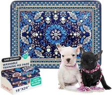 Reusable Puppy Pads, Washable Pee Pads Super Absorbent Dog Training Pads, Non-Sl