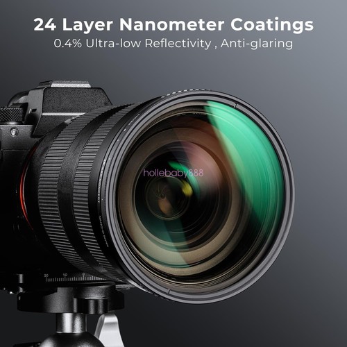Filtro de lente ajustable variable K&F Concept ND2-ND32 52/55/58/62/67/72/77/82 mm - Imagen 13 de 80