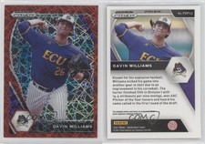2021 Panini Prizm Draft Picks Red Velocity Prizm Gavin Williams #PDP23