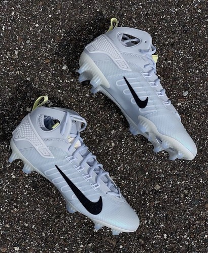 Nike Huarache 9 Elite Mid LAX SE Herren Größe 10,5 grau Lacrosse Stollen FV6149-001 - Bild 3 von 3