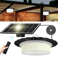 244LED Solar Pendant Light Outdoor Indoor Solar Powered Motion Sensor Shed Light