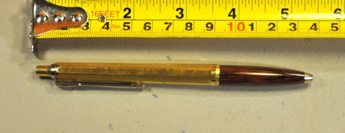 Penna a sfera "Ballograf" EPOCA Wooden Barrel> svedese c.1986's con scatola - Foto 3 di 12