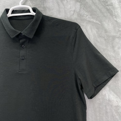 Lululemon Shirt Herren Medium Evolution Propel Polo Preppy Trikot leicht Golf - Bild 6 von 12