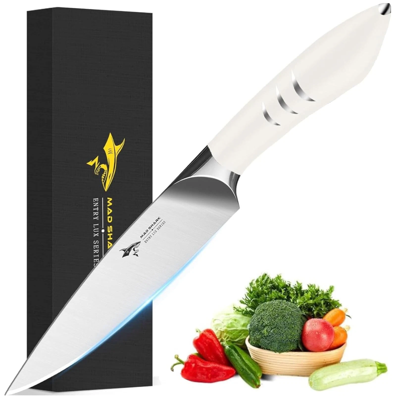 Utility Kitchen 5 Inch Paring , Razor Sharp Fruit Petty with Gift , Ideal for...
