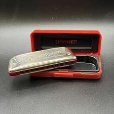Hohner Golden Melody Harmonica Key of C   Model 542/20 w/ Case, Made in Germany