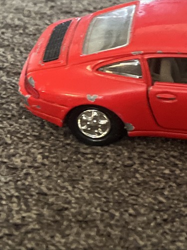 MotorMax #4007 Porsche 911 Carrera 1:43 Diecast Red - Picture 8 of 20