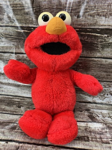 Vintage Tickle Me Elmo TYCO Sesame Street 16" Plush Stuffed Toy 1995 - Afbeelding 1 van 4