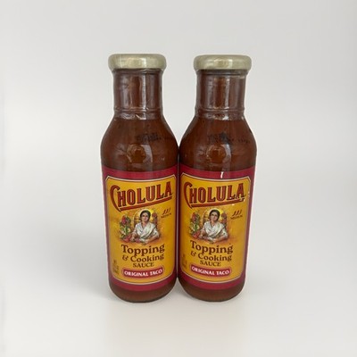 2 Pack Cholula Topping & Cooking Sauce Original Taco Medium BB 6/27