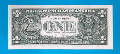 July 23, 1937 (L 07231937 K) BIRTHDAY Note $1 One Dollar Bill *UNC* - Picture 3 of 4