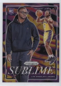 2024-25 Panini Prizm Sublime Bronny James Jr #16 Rookie RC