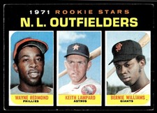 1971 Topps - High # Wayne Redmond, Keith Lampard, Bernie Williams #728 (RC)
