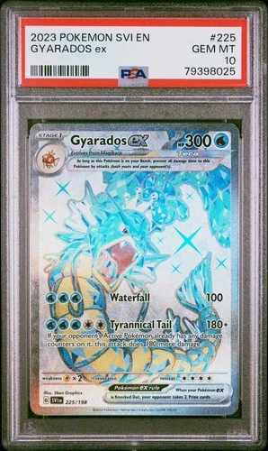 2023 POKEMON SVI EN-SCARLET & VIOLET ULTRA RARE #225 GYARADOS EX PSA 10