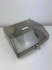 Vintage Rapesco 3.5” Floppy Disc Diskette Storage Box with Lock - Holds 80 Disks