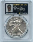 2021 $1 Silver Eagle T1 Emergency Issue FS  PCGS MS70 Legends Life Bernard King