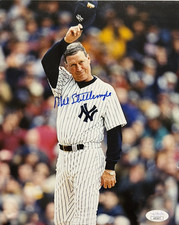 Mel Stottlemyre Signed 8x10 Photo New York Yankees Autographed JSA COA