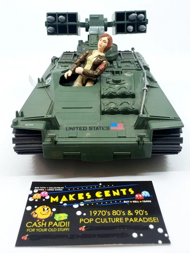 1983 Vintage GI JOE Hasbro Wolverine  w/Cover Girl Figure Tow Rope ARAH