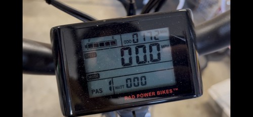 RAD POWER EBIKE LCD Display Meter 48V Electric Bike Speed Controller Screen