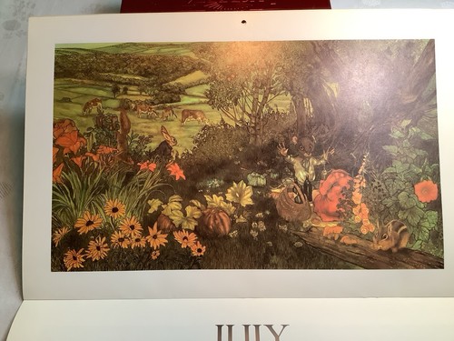 1982 Wind in the Willows calendar illus by Michael Hague, author Kenneth Grahame - Picture 6 of 8