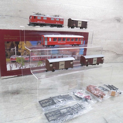 BEMO 7252110 - HOm - RhB - Viehzug Ge 4/4 I 601 + Waggons - Analog OVP #AQ12272 - Picture 3 of 24