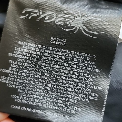 Neu ohne Etikett Spyder XT3000 Damen-Skijacke Winter Snowboard Mantel durchgehender Reißverschluss mit Kapuze Größe 8 - Bild 12 von 16