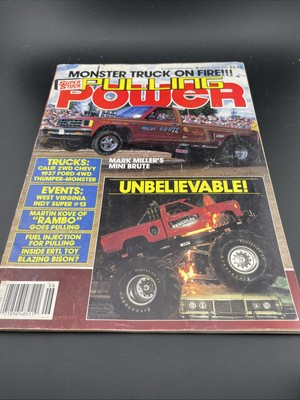 #ad #ad Super Stock Pulling Power Magazine June 1986 Hercules Mini Brute Nice Free Ship $30.00