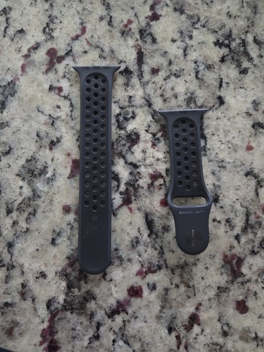 Nike Apple Watch Band 42 44 45 46 Mm Black Graphite Grey M/L Medium Large - Zdjęcie 2 z 6