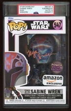 Funko automático firmado doble Natasha Liu Bordizzo Tiya Sircar 547 Sabine Wren PSA