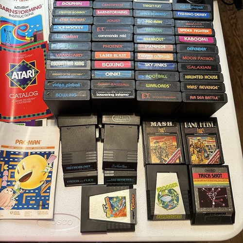 Tele-Games Sears Atari Video Arcade Controller 68 Spiele Hefte ungetestet/wie besehen - Bild 4 von 16