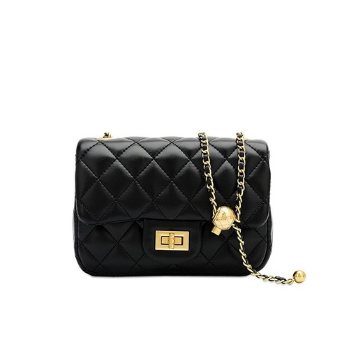 Designer Handbags Leather Clutch Small Quilted Purse Black Crossbody Bags for...