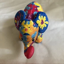 Pop Art Soft Plush Elephant Lovey 12" Cepia E1028